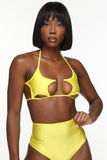 Yellow Star Bikini Top