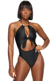 Black Tie Up Bodysuit