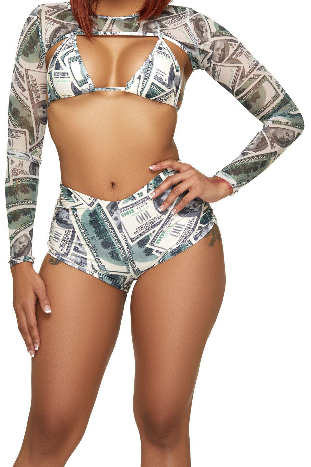 Benjamin Mesh Long Sleeve Shrug