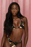 Camo Triangle Bikini Top