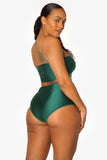 Hunter Green High Waisted Bottoms