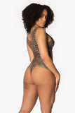 Cheetah Infinity Racer Back Bodysuit
