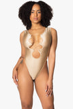 Nude Sand Infinity Racer Back Bodysuit