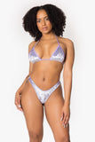 Tanga Bae Watch de terciopelo lavanda pastel