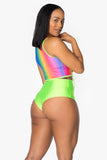Neon Lime High Waisted Bottoms