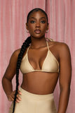 Nude Sand Triangle Bikini Top