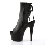 Black 7inch Ankle Boot Heels