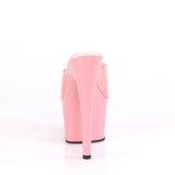 Baby Pink Platform Slide Heels
