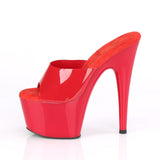 Red Platform Slide Heels