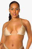 Nude Sand Triangle Bikini Top