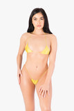 Conjunto de microbikini amarillo