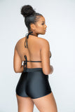Black High Waisted Shorts