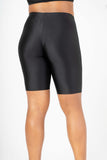 Black High Waist Biker Shorts