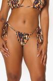 Tiger Gather Bikini Bottoms