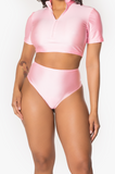 Bubblegum Pink High Waisted Bottoms