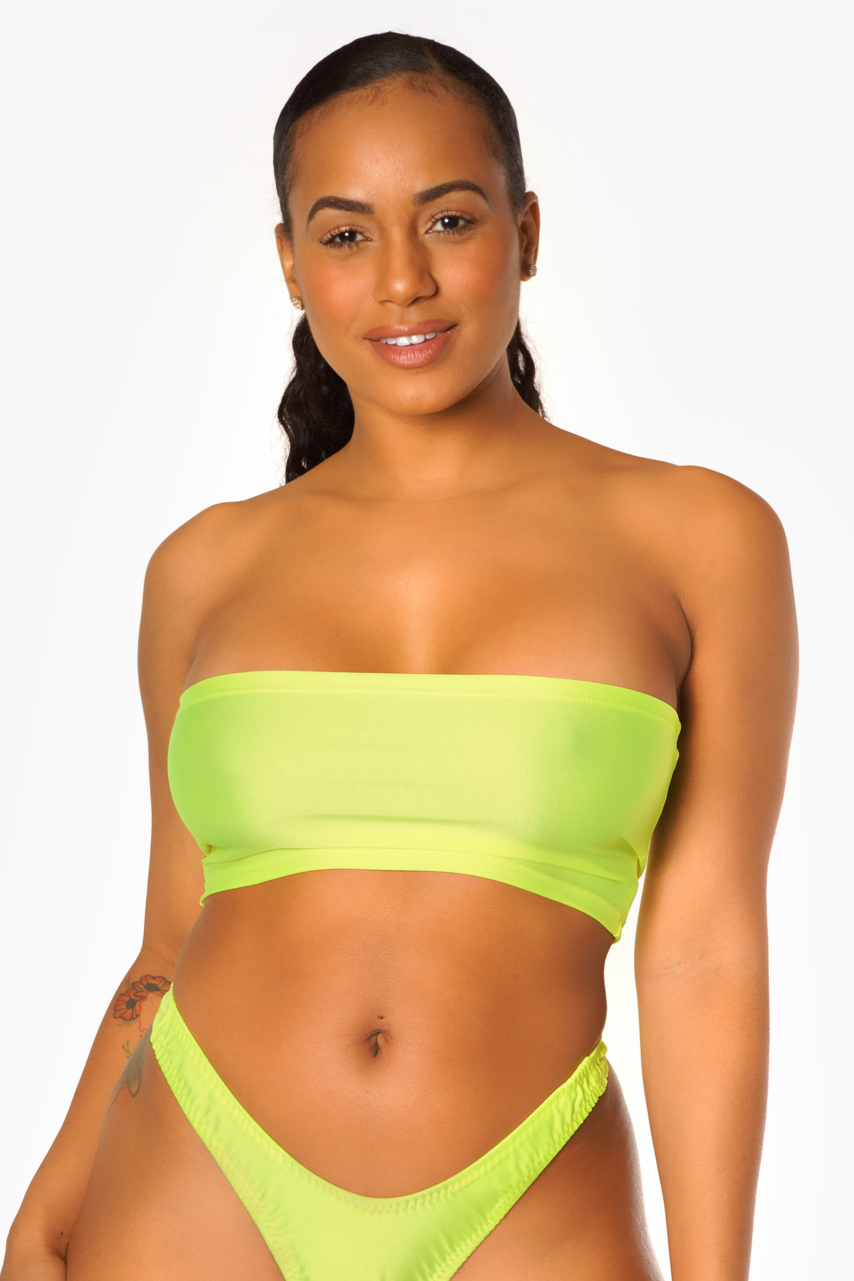Neon Yellow Tube Top