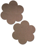 Dark Nude Concealing Flower Nipple Pasties