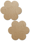 Light Nude Vegan Suede Nipple Pasties