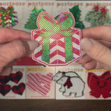 Christmas Gift Wrapped Bow Nipple Pasties – Waterproof Holiday Adhesive Covers