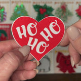 Red & White Holiday Heart Nipple Covers – Festive Adhesive Christmas Pasties