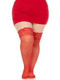 Stay Up Sheer Thigh High Stockings with Lace Top | Elegant Women's Hosiery