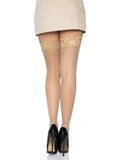 Stay Up Sheer Thigh High Stockings with Lace Top | Elegant Women's Hosiery