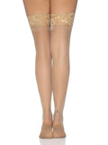 Stay Up Sheer Thigh High Stockings with Lace Top | Elegant Women's Hosiery
