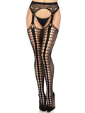 Women's Fishnet Suspender Hose – Stretch Net Garter Style Hosiery for Lingerie & Fashion