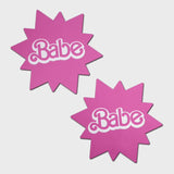 Pink Sunburst Nipple Covers – Adhesive Festival Pasties with Radiant Design