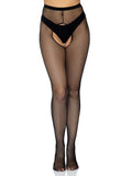 Women's Crotchless Fishnet Pantyhose | Stretch Fishnet Hosiery