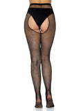Women's Crotchless Fishnet Pantyhose | Stretch Fishnet Hosiery