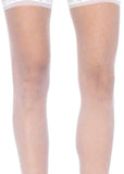 Sheer Thigh High Stockings with Lace Top | Elegant Women's Hosiery