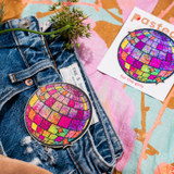 Disco Ball Glitter Nipple Covers – Shimmering Self-Adhesive Festival & Rave Pastie