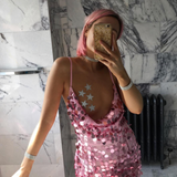 Mini Silver Glitter Star Body Pasties – 10 Pack Adhesive Festival Star Stickers