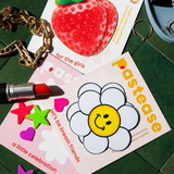 Smiling Daisy Flower Nipple Covers – Happy Face Adhesive Floral Festival Pasties