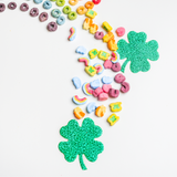 Four Leaf Clover Glitter Green Shamrock Nipple Pasties | Waterproof Adhesive Covers