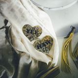Gold Glitter Disco Heart Nipple Covers – Western-Inspired Adhesive Festival Pasties