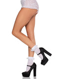 Lace Ruffle Ankle Socks for Women | Cute Stretch Fashion Hosiery