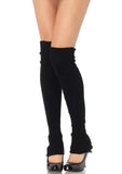 Long Ribbed Knit Leg Warmers for Women | Soft Stretch Festival & Winter Hosiery