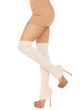 Long Ribbed Knit Leg Warmers for Women | Soft Stretch Festival & Winter Hosiery