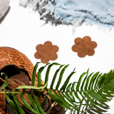 Suede Daisy Flower Nipple Covers – Soft Adhesive Floral Festival Pasties