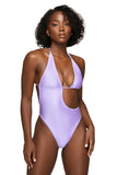 Mono de bikini color lavanda