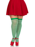 Cari Striped Stockings