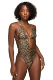 Cheetah Bikini Romper