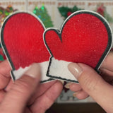 Santa Red & White Mitten Nipple Pasties – Christmas Holiday Adhesive Nipple Covers