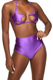 Purple High Waisted Bottoms