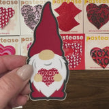 Valentine Sweetheart Garden Gnome Nipple Covers | Waterproof Adhesive Heart Pasties