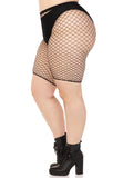 Industrial Fishnet Biker Shorts for Women | Stretch Festival & Rave Hosiery