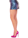 Diamond Fishnet Pantyhose – Wide Net Stretch Hosiery for Women
