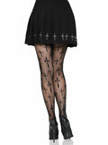 Women's Fishnet Cross Pattern Tights – Gothic Novelty Fashion Hosiery